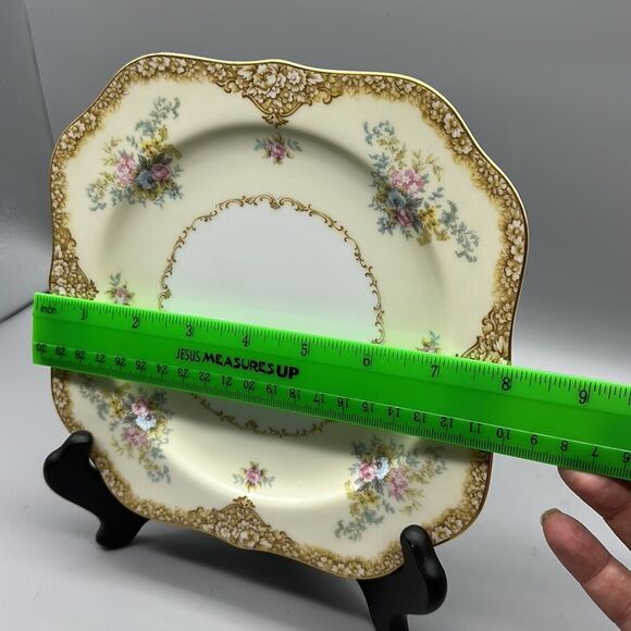 Nortitake China vintage square salad plate - Picture 3 of 6